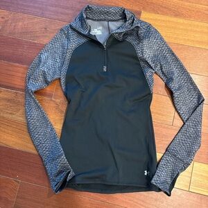 Under Armour Black and Gray Women's Top